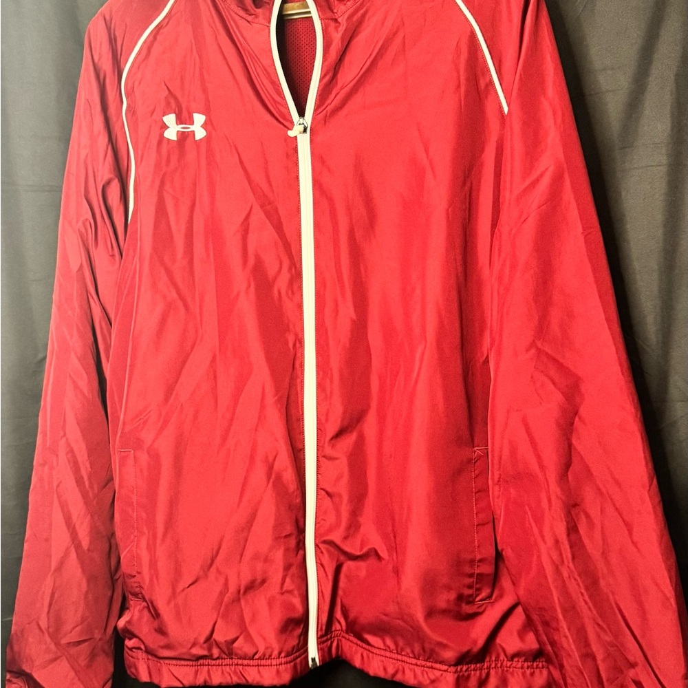 Under Armour Maroon Pullover with White‎ Trim